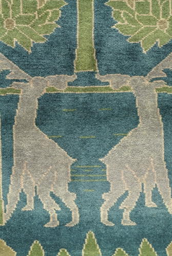 peace garden craftsman rug closeup 1