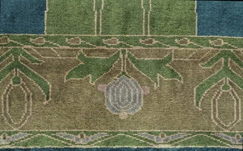 peace garden craftsman rug closeup 2