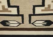 Flat Head rug closeup 3