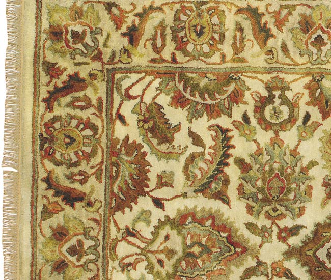 Monastery rug - creme closeup