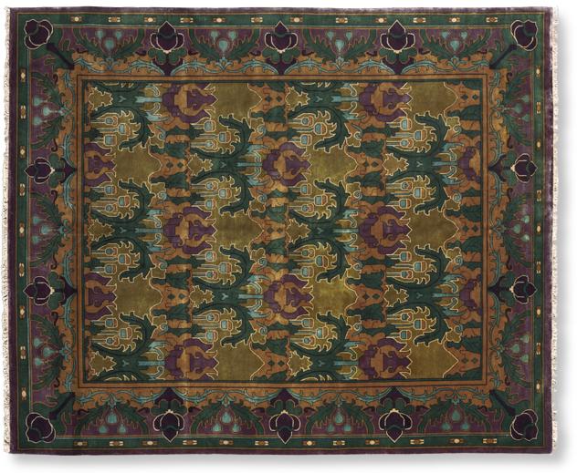 Las Flores craftsman rug