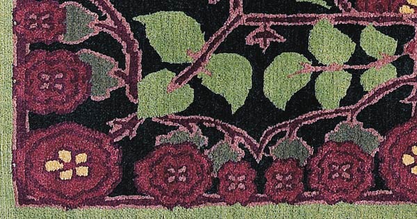 Rose Garden rug closeup 3