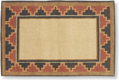 Old West rug fall