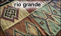 rio grande western rug for ranch, lodge, or cabin, flat weave in the traditional style